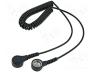 PRZEW-10/10-1.5 - Coiled ground cord with press stud, 1.5m, 1MΩ