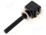6PSO-470K - Potentiometer  shaft, single turn, 470kΩ, 100mW, THT, 6mm, plastic