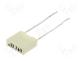 Capacitor  polyester, 220nF, 63V, Pitch 5mm, ±10%, 2.5x6.5x7.2mm