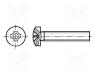 Screw, M2x16, Head  cheese head, Cut  Phillips, steel, zinc, PH1