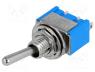 Switch  toggle, 2-position, SPDT, ON-ON, 3A/250VAC, -25....85°C, 20mΩ