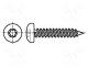 Screw, 2,2x6,5, Head  button, Torx, steel, zinc, Size  TX06, BN 13274