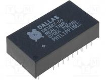 DS1687-5+ - RTC circuit, Multiplexed, NV SRAM, 242B, 4.5....5.5VDC, EDIP24