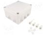 1SL0824A00 - Enclosure  junction box, X 135mm, Y 160mm, Z 77mm, grey, IP55