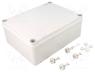 1SL0856A00 - Enclosure  junction box, X 170mm, Y 220mm, Z 80mm, grey, IP55