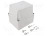 1SL0860A00 - Enclosure  junction box, X 135mm, Y 160mm, Z 150mm, grey, IP55