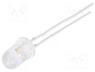 OSK5DK5A31A-12V - LED, 5mm, pink, 1120-1560mcd, 30°, Front  convex, Pitch 2.54mm