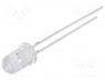 OSO5JA5A31A-12V - LED, 5mm, orange, 1120-1560mcd, 30°, Front  convex, Pitch 2.54mm