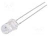 OSY5RU5A31A-12V - LED, 5mm, yellow, 1120-1560mcd, 30°, Front  convex, Pitch 2.54mm