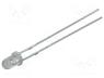 OSB5SA3131A-12V - LED, 3mm, blue, 1560-2180mcd, 30°, Front  convex, Pitch 2.54mm