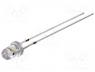 OSW5DK3131A-12V - LED, 3mm, white cold, 3000-4200mcd, 30°, Front  convex