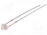 OS5OGA7331A-12V - LED, 1.8mm, orange, 4200mcd, 30°, Front  convex, Pitch 2.54mm, 12VDC