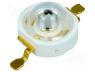 PM2B-1LDE - Power LED, Pmax 1W, royal blue, 130°, Front  convex, P opt 515mW