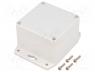 G256MF - Enclosure  multipurpose, X 80mm, Y 82mm, Z 55mm, with fixing lugs