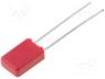 FKP02-1N/100 - Capacitor  polypropylene, 1nF, 100VDC, 2.5mm, ±5%, 2.5x7x4.6mm