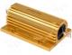 Resistor  wire-wound with heatsink, screwed, 100Ω, 100W, ±5%