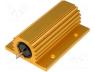 AX100WR-100R - Resistor  wire-wound with heatsink, screwed, 100Ω, 100W, ±5%