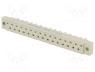 FL31L - Socket, DIN 41617, female, PIN 31, for cable, straight, 4A, 250V