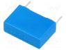B32922C3154K - Capacitor  polypropylene, X2, 150nF, 15mm, ±10%, 6x12x18mm