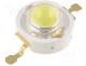 Power LED, EMITER, P 3W, 5000-8000K, white cold, 51.2-70lm, 140°
