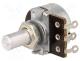 Potentiometer  shaft, single turn, 10kΩ, 200mW, ±20%, on panel, 6mm