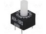 A6A-16RS - Encoding switch, HEX/BCD, Positions 16, THT, Rcont max 200mΩ