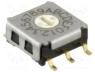 Encoding switch, HEX/BCD, Positions 16, SMT, Rcont max 100mΩ