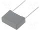 Capacitor  polypropylene, X2, 150nF, 15mm, ±10%, 18x7.5x13.5mm