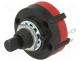 Switch  rotary, 4-position, 0.3A/125VAC, Poles number 1, 30°