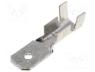 ST-035/3 - Terminal  flat, 6.3mm, 0.8mm, male, 1.5....2.5mm2, crimped, for cable