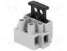 DG801-2P11 - Terminal block, ways 2, screw terminal, 1x fuse, 0.5....2.5mm2, 6.3A