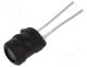 Inductor  wire, THT, 2.2uH, Ioper 5.5A, 13.68mΩ, ±20%, vertical