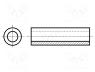 Spacer sleeve, cylindrical, polyamide, L 10mm, Øout 5mm, -30....85°C