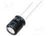 Capacitor  electrolytic, THT, 47uF, 100VDC, Ø10x12.5mm, Pitch 5mm