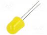LL-1003YD2D-2Y - LED, 10mm, yellow, 40-45mcd, 40°, Front  convex