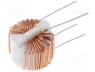 EMC Filter - Inductor  wire, THT, 1mH, 3A, 35mΩ, -25....120°C, 250V