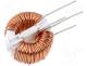 Inductor  wire, THT, 3mH, 2A, 150mΩ, -25....120°C, 250V