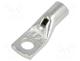 Ring tube terminal, M5, 10mm2, crimped, for cable, non-insulated