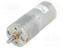 POLOLU-1591 - Motor  DC, with gearbox, 6VDC, LP, 499 1, 11rpm, max.2.82Nm, 2.4A