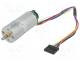 POLOLU-2281 - Motor  DC, with gearbox, 6VDC, LP, 4.4 1, 1300rpm, max.56mNm, 2.4A