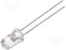 WW05A3SGQ4-N - LED, 5mm, green, 20000-30000mcd, 15°, Front  convex