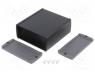 TEKAL21.29 - Enclosure  multipurpose, with panel, TEKAL, X 85mm, Y 100mm, black