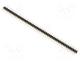 Pin header, pin strips, male, PIN 50, turned contacts, straight