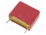 FKP1-3.3N/2000 - Capacitor  polypropylene, 3.3nF, 22.5mm, ±5%, 7x16x26.5mm, 29kV/μs