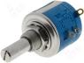 POT2218M-10K - Potentiometer  shaft, multiturn, 10kΩ, 2W, ±5%, 6.35mm, linear