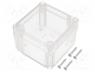 Z-111TR - Enclosure  multipurpose, X 80mm, Y 82mm, Z 55mm, ABS