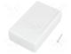 Enclosure  multipurpose, X 63mm, Y 104mm, Z 28mm, polystyrene
