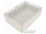 Z-74JPH-ABS - Enclosure  multipurpose, X 126mm, Y 176mm, Z 57.4mm, ABS, grey