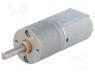 POLOLU-3460 - Motor  DC, with gearbox, 6VDC, POLOLU 20D, 391 1, 35rpm, 3.2A, 200mA