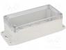 G258CMF - Enclosure  multipurpose, X 80mm, Y 160mm, Z 55mm, polycarbonate